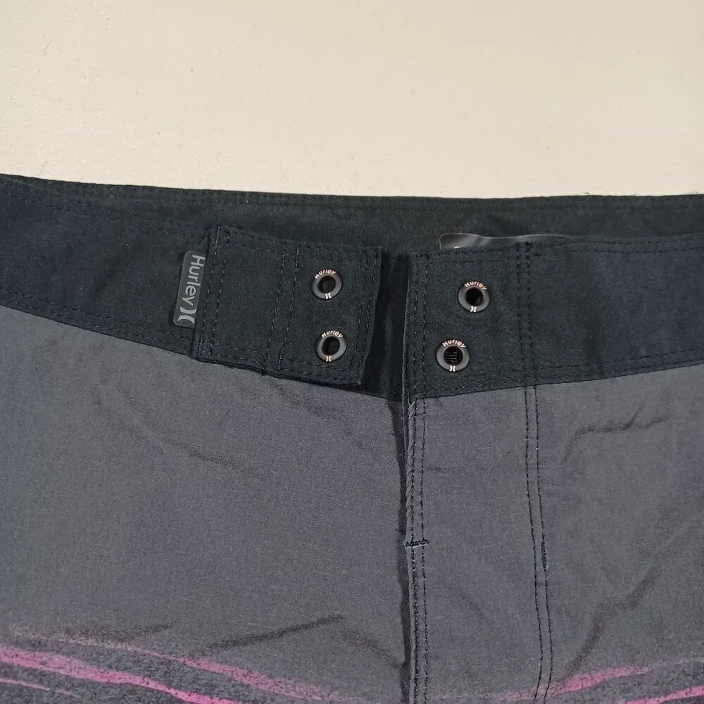 Hurley mens colorful striped Phanton swim surf board shorts 30 - Picture 2 of 5